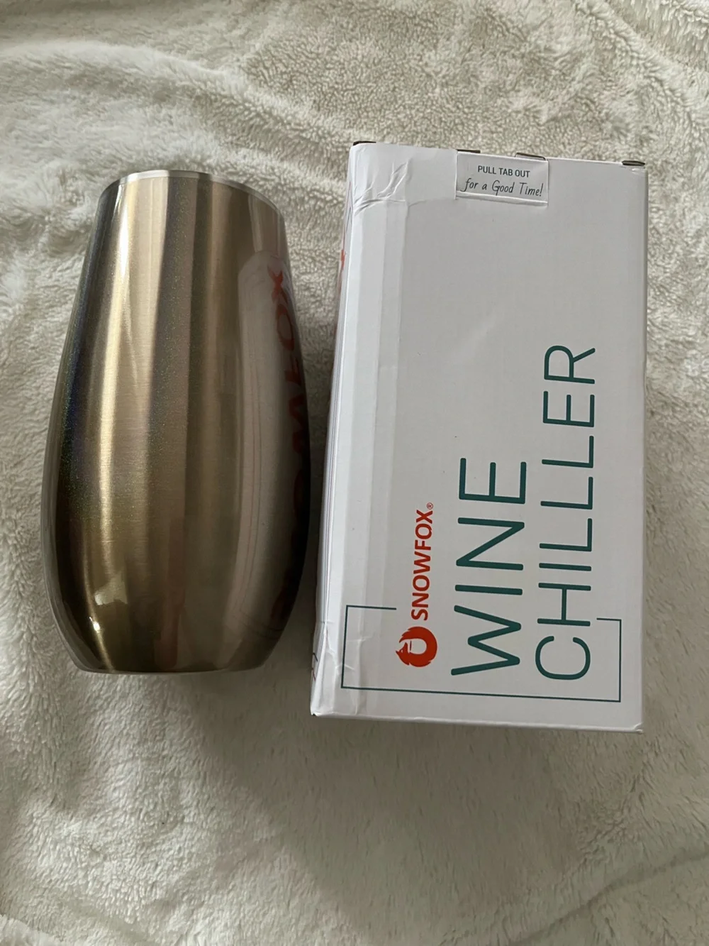 NWOT Snowfox Wine Chiller - Bronze